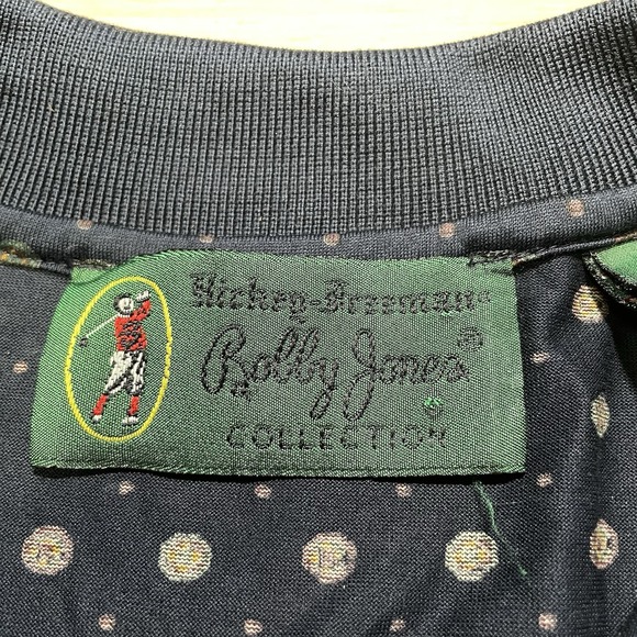 Hickey Freeman Bobby Jones Collection Polo Made In Italy Short Sleeve Size M - Picture 4 of 11